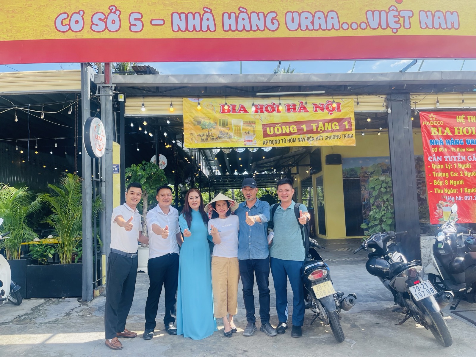 Khai trương cơ sở 5 nhà hàng URAA tại 75 Điện Biên Phủ Nha Trang thời hệ thống 6 cơ sở