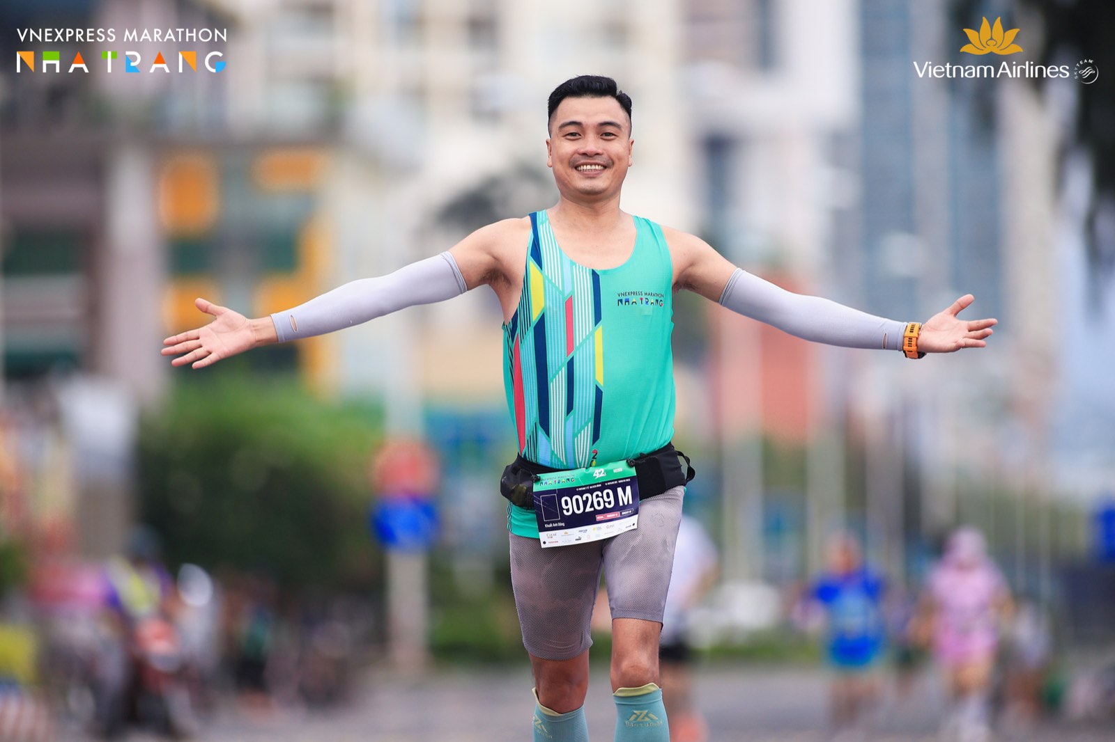 Khuất Anh Dũng về đích Full Marathon VnExpress Nha Trang ngày 09/08/2026, số bib 90269